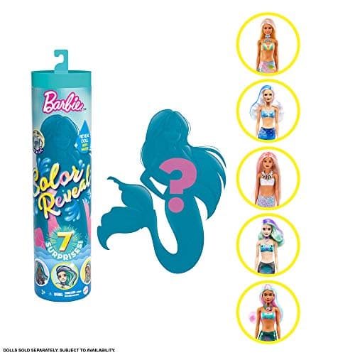Barbie mermaid Color Reveal, the mermaid who reveals herself underwater