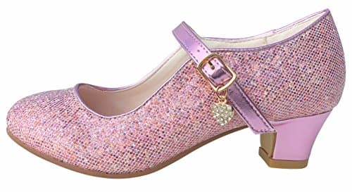 Flamenco shoes for little girl in pink color La Señorita