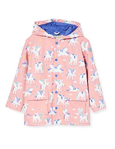 Hatley Girl's Pink Unicorn rain coat