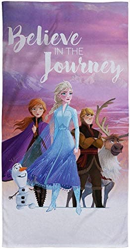 Large Elsa beach towel for girl
