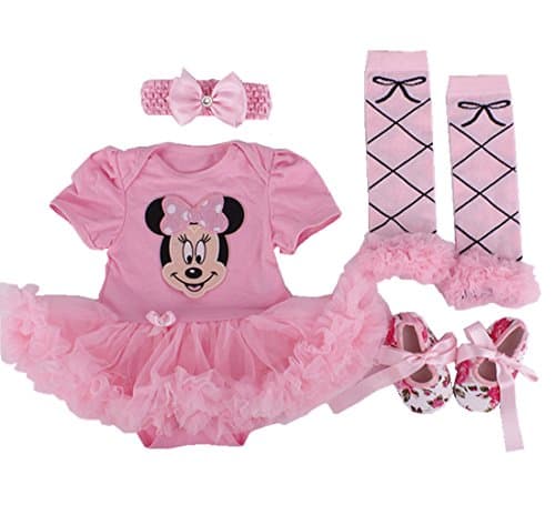 Minnie Mouse baby pink tutu dress for toddler girl