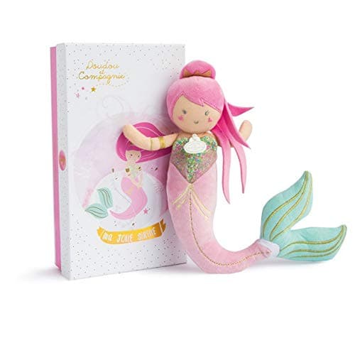 Pink mermaid doll, the soft girly toy for baby