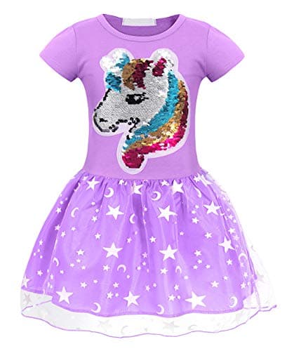 Purple pop tutu unicorn dress