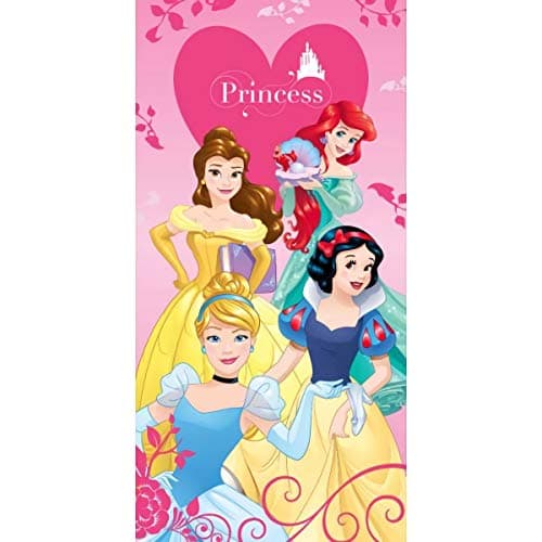 Large microfiber beach towel or bath towel Disney Princesses for little girl