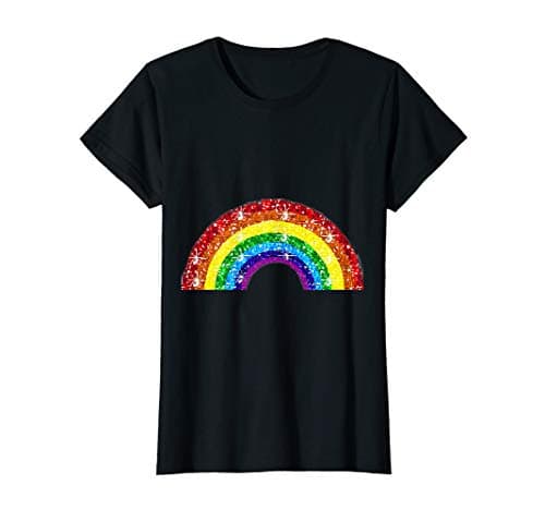 Sparkly rainbow T-shirt