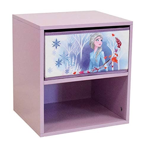 Pink girl's bedside table with Elsa small price