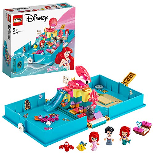 Ariel mermaid Lego set story book