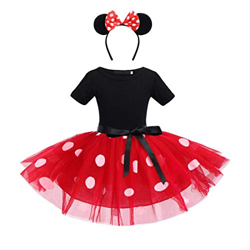 Adorable Minnie style baby dress ideal for Christmas