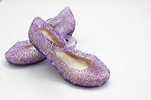 Purple ballerinas for princess cosplay