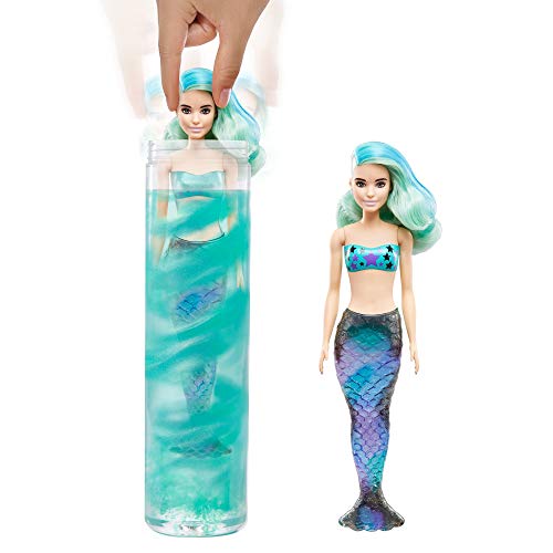Barbie mermaid Color Reveal, the mermaid who reveals herself underwater