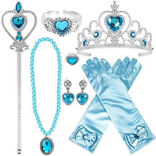 Cinderella jewellery and gloves including crown