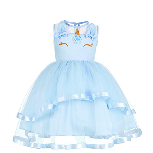 Blue unicorn princess dress cosplay