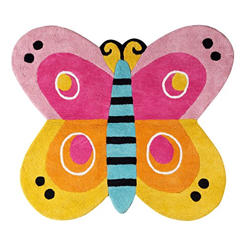 Butterfly shaped carpet