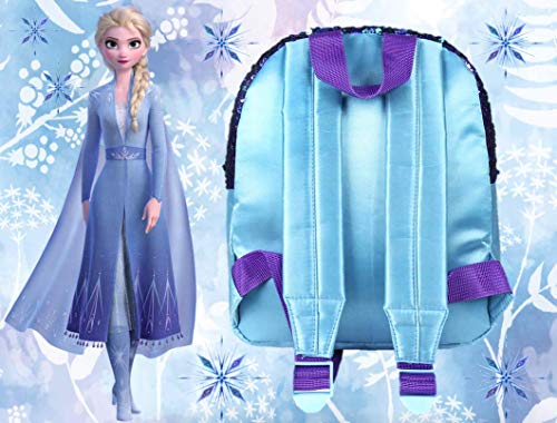 Sac à dos Elsa en sequins Frozen 2 holographique