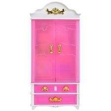 Cheap plastic cabinet for dollhouse 7 cm