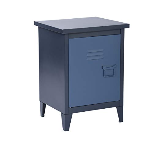 Dark blue bedside table