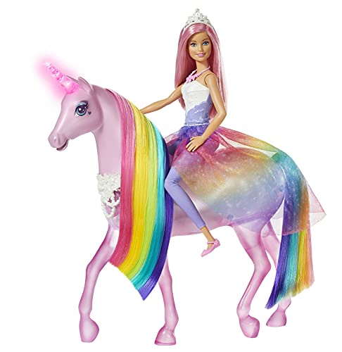 Barbie Dreamtopia Rainbow Doll and her horse