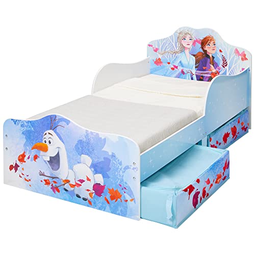 Elsa and Anna princess bed with drawers for girls