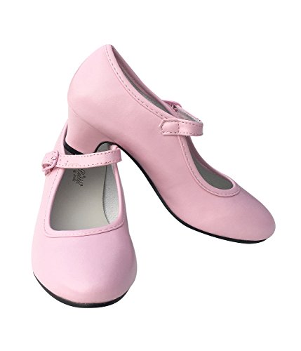 Flamenco shoes for little girl in pink color La Señorita