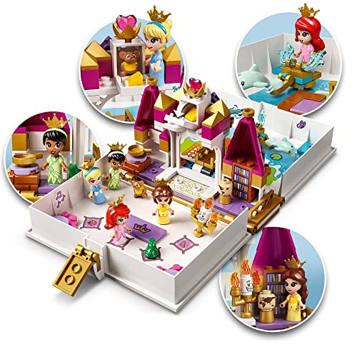 Lego Disney storybook set with Arielle, Bella, Cinderella and Tiana