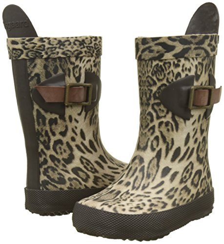 Leopard print wellies rain boots for girls by Bisgaard