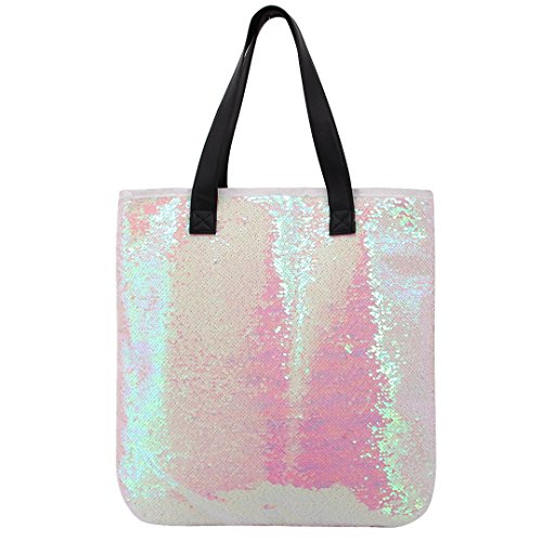Girly shinny sequin tote bag