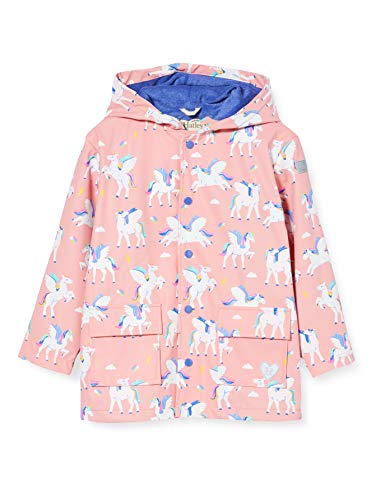 Hatley Girl's Pink Unicorn rain coat