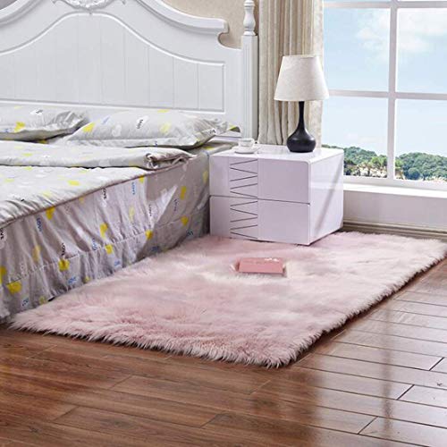 Large pink and soft carpet with low price label