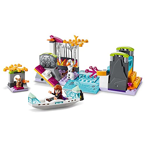 Canoe in lego with Anna and Olaf from Frozen 2