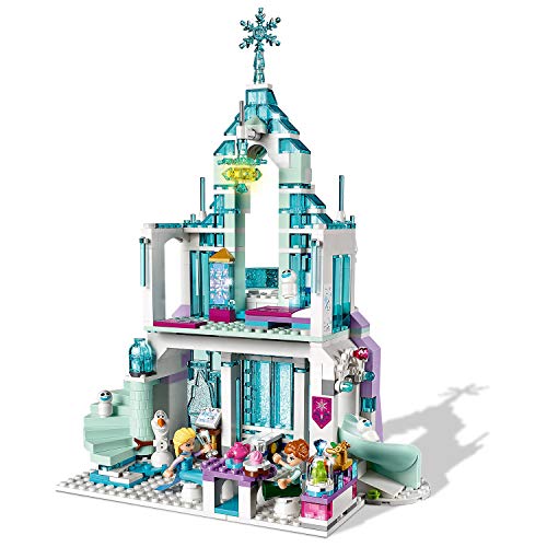 Elsa's magical ice palace from LEGO Disney Princess with Elsa Anna and Olaf from age 6