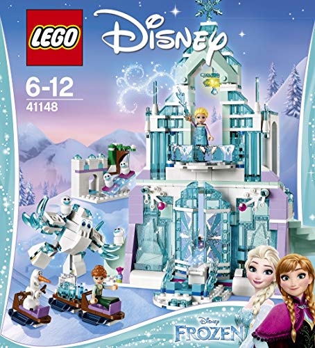 Elsa's magical ice palace from LEGO Disney Princess with Elsa Anna and Olaf from age 6