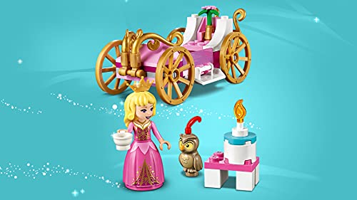 Sleeping Beauty's royal carriage Aurora in lego