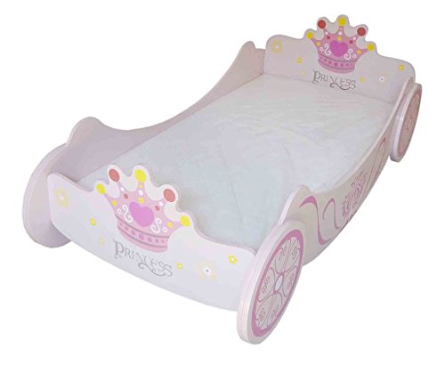 Lit de princesse en forme de carrosse pour fille avec design épuré Kiddi style