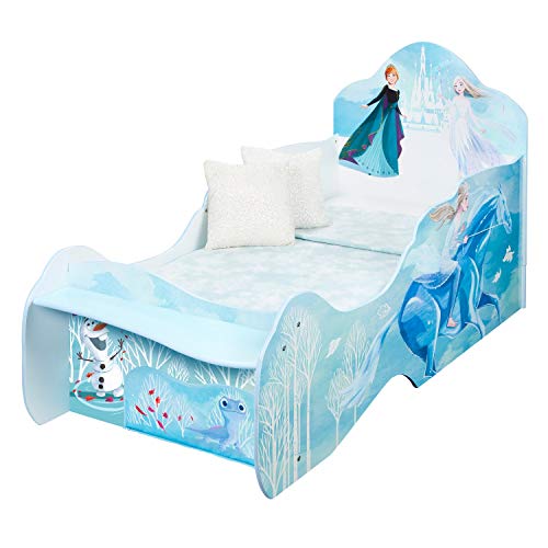 Elsa and Anna princess sleigh bed for girls