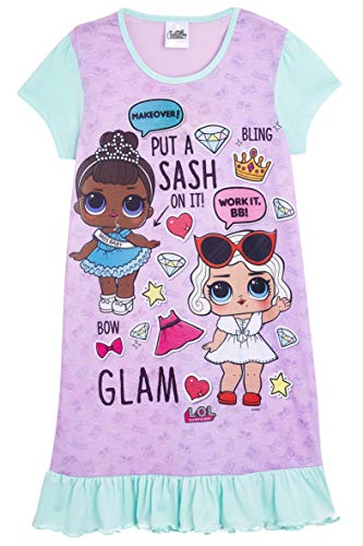 LOL Doll pink nightdress for girls lol