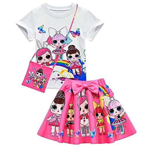 LOL doll skirt and t-shirt set for girl