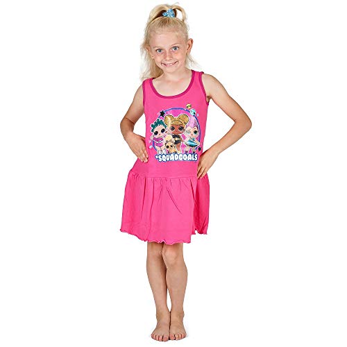 LOL doll summer fushia dress