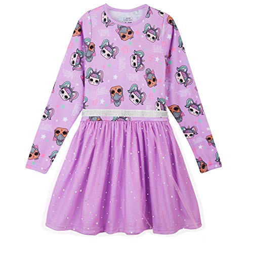 Lol surprise doll dress with long sleeve for little girls