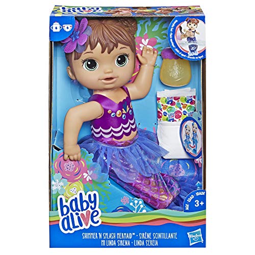 Mermaid doll Baby Alive brown