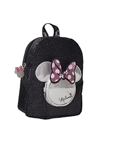 Minnie backpack in red and black sequins