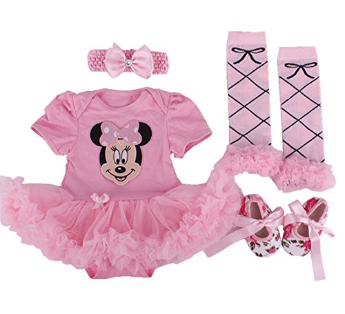 Minnie Mouse baby pink tutu dress for toddler girl