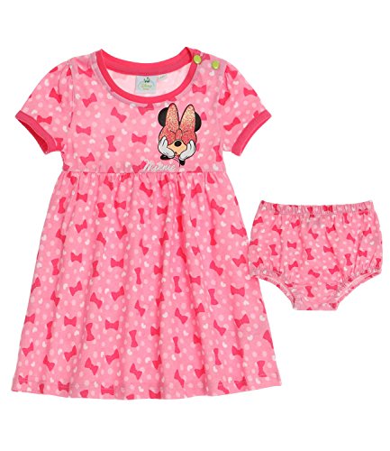 Minnie mouse pink summer dress for girl