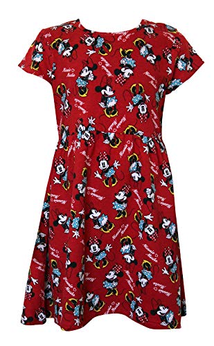 Minnie mouse summer red dress for girl