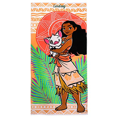 Moana Aloha beach towel  for little girl