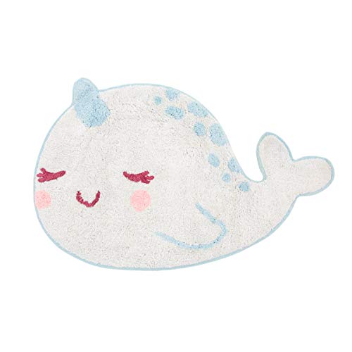 Narwhal Unicorn shaped carpet