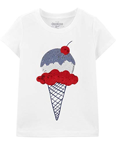 OshKosh sequin T-shirt with ice cream print