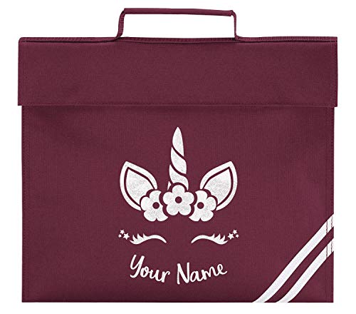 Personalised unicorn schoolbag