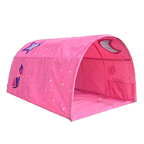 Pink cabin bed tunnel for girl bedroom
