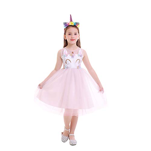 Pink unicorn tutu dress