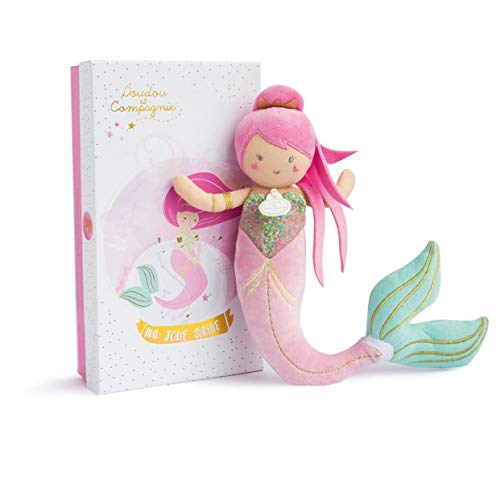Pink mermaid doll, the soft girly toy for baby